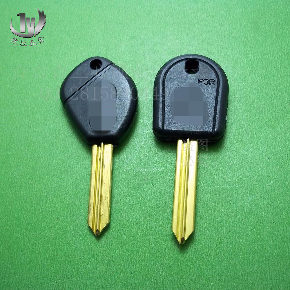 富 白铜十字汽车钥匙胚 无芯片 汽车配件