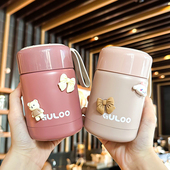 小保温杯迷便携小巧女生高颜值2025新款 大口径水杯小型泡茶早餐杯