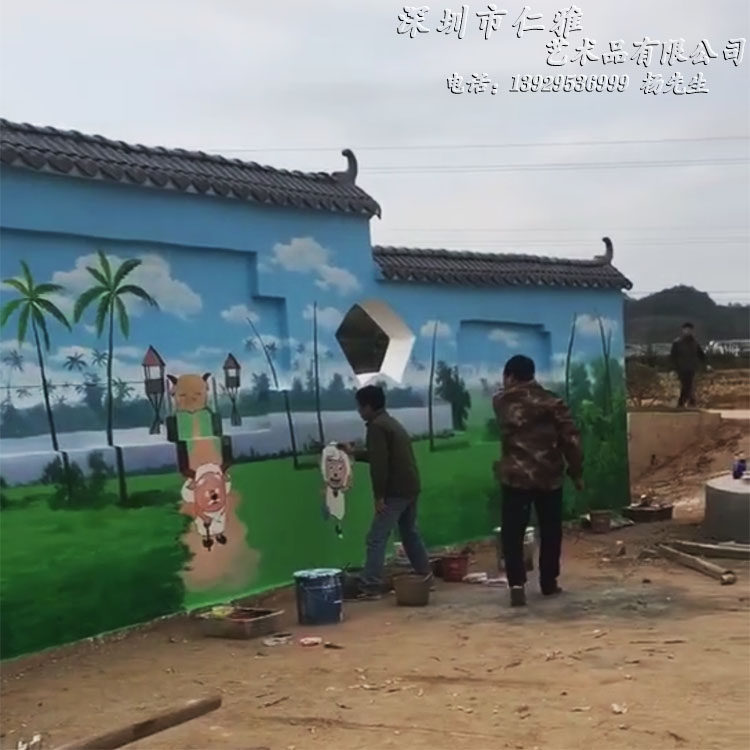 定制手绘壁画上门画墙绘画彩绘画
