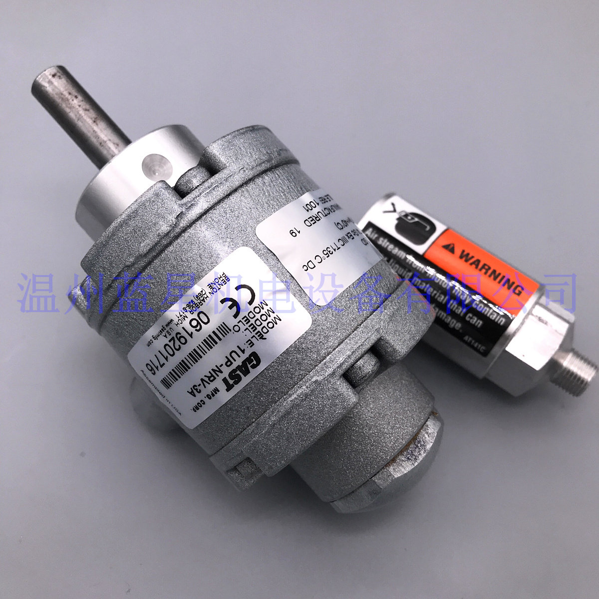 全新美国嘉仕达GAST气动马达1UP-NRV-3A消声6AM-NRV-11A-GR11 7