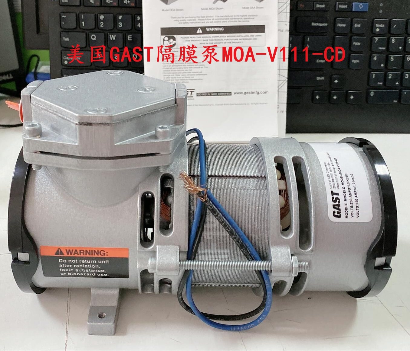 全新正品嘉仕达gast隔膜真空泵气泵moa-v111-cd