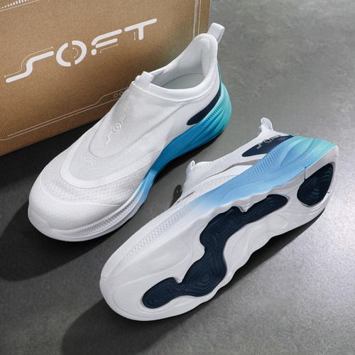 李宁一脚蹬男款2026春新款SOFT GO 2潮流回弹耐磨舒适柔软运动鞋