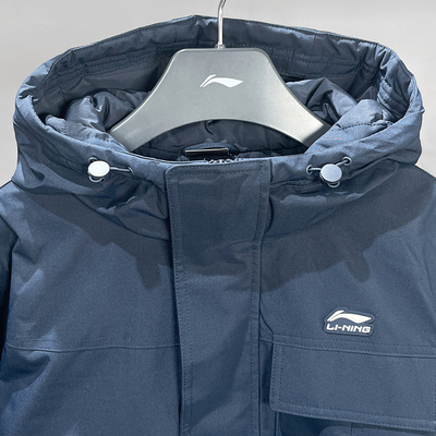 李宁羽绒服男款2024秋季