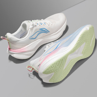 李宁跑鞋男款2026春季新款吾适 6柔软舒适轻质清凉透气休闲慢跑鞋