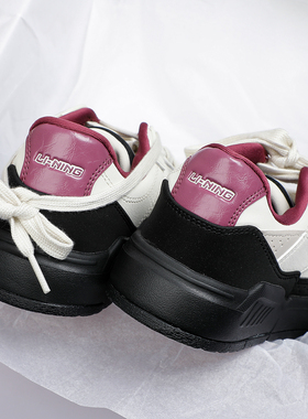 李宁板鞋女款2025秋季新品COMMON 80S时尚经典百搭休闲鞋学生美式