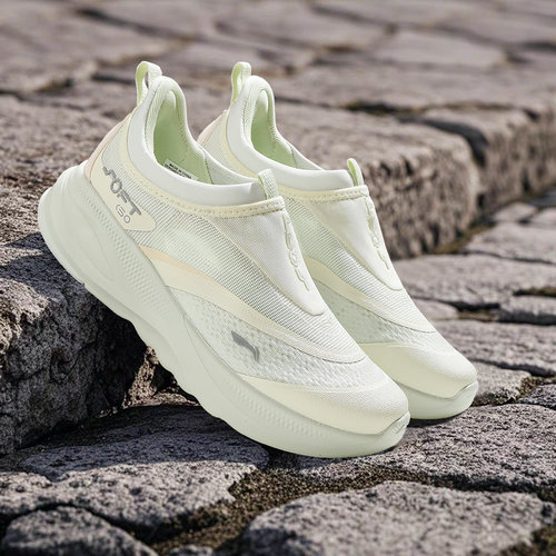 李宁2025夏季SOFT GO 2女一脚蹬懒人鞋时尚百搭舒适休闲鞋AGLV006