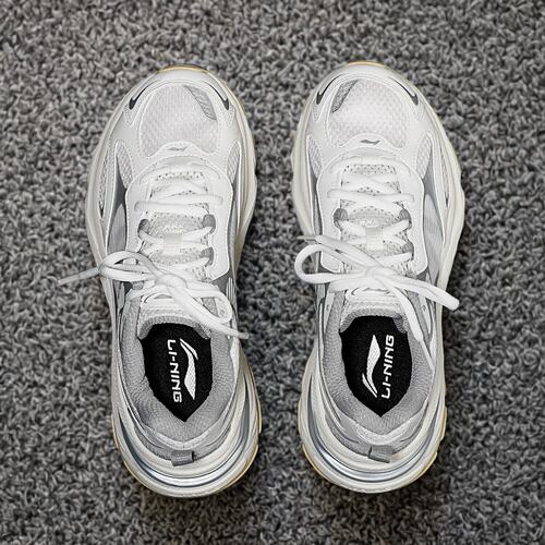 李宁女士运动鞋2025新款风行经典潮流百搭透气时尚老爹鞋休闲鞋