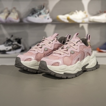 李宁星芒休闲鞋2025夏季新款潮流复古经典老爹鞋运动鞋子AGCV046