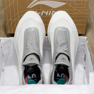 GO一脚蹬休闲鞋 跑鞋 2025秋季 薄底鞋 耐磨男子透气懒人鞋 李宁SOFT