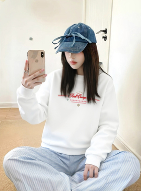 李宁2026马年新年吸汗日进斗金系列圆领舒适宽松运动卫衣AWDW106