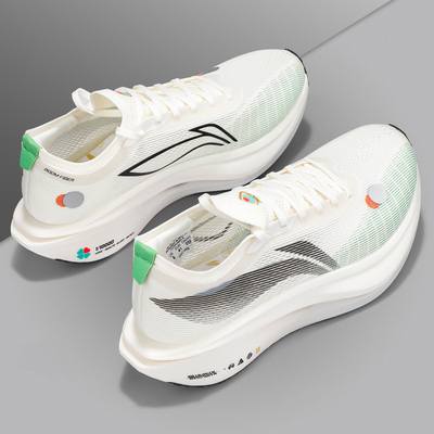 李宁系列2025冬季新款男飞电5 ELITE 百搭轻量高回弹竞速比赛跑鞋