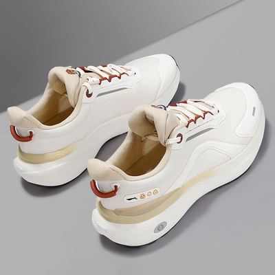 李宁男鞋2026当季新款男子时尚SOFT PLUS2运动回弹减震防滑跑鞋