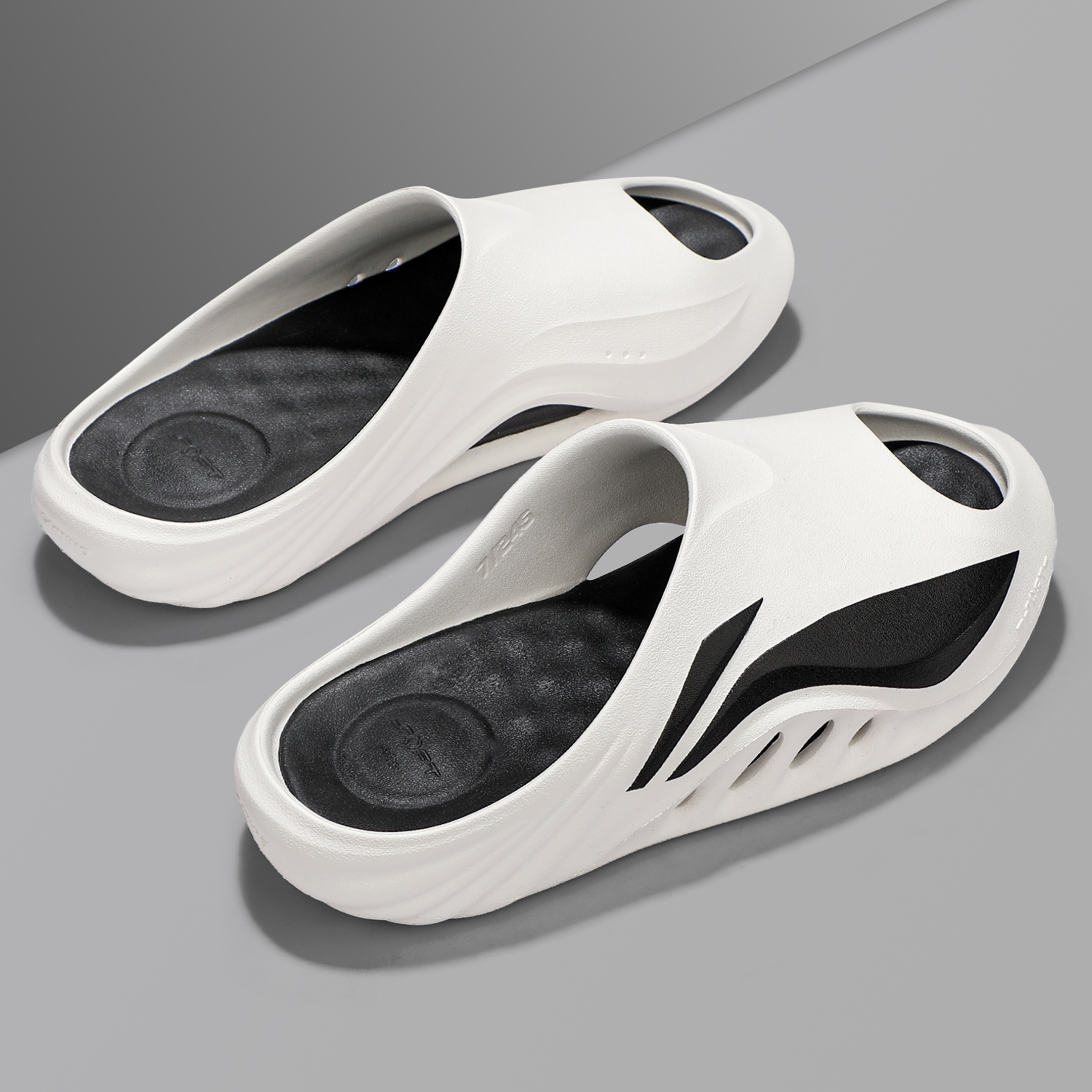 李宁2025夏季男款专柜时尚潮流沙滩鞋舒适速干运动凉拖鞋AGAV009