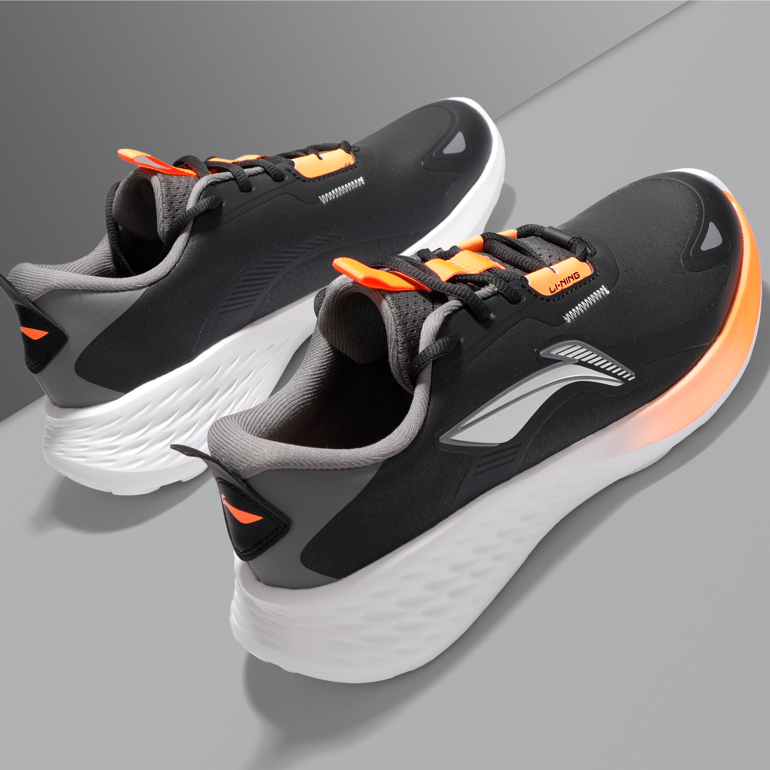 李宁跑步鞋男鞋2024冬季新款时尚新潮百搭慢跑健步运动鞋ARSU127