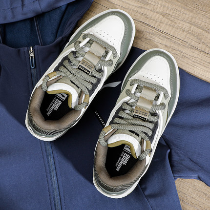 李宁系列2025冬季男001 BTC MEGA时尚潮流正品运动软弹经典休闲鞋