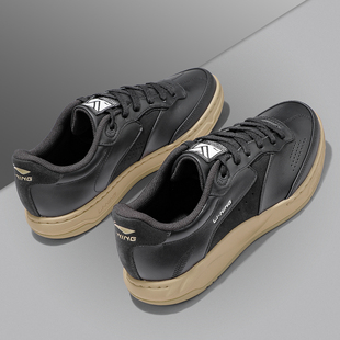 李宁新款和光2025冬季新款低帮男女同款舒适软弹板鞋经典休闲鞋