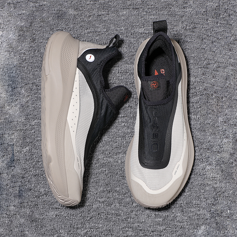 李宁一脚蹬2024夏季新款男子运动鞋SOFTGO网面透气超轻休闲跑步鞋