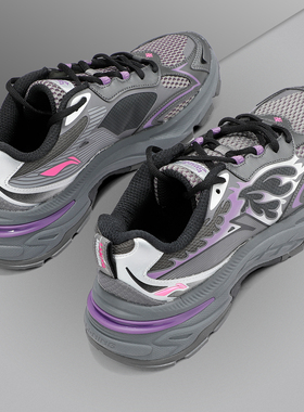 李宁网面透气运动鞋男2025新款xLPL联名系列轻便厚底增高休闲鞋