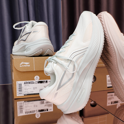 李宁跑鞋女2026春季新款越影5 舒适缓震专业跑步柔软简约保护跑鞋