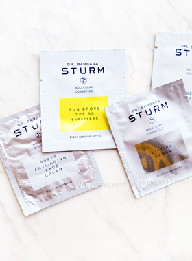 现货德国Dr.barbara sturm紧致抗老精华面霜洁面粉防晒小样贝嫂