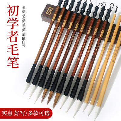 天天练行云兼毫狼毫初学者毛笔