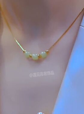 三生三世转运珠不掉色钛钢项链