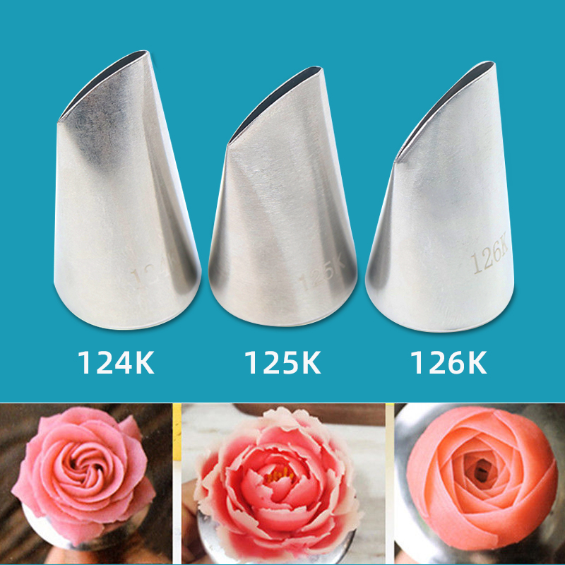 124K玫瑰裱花嘴304不锈钢