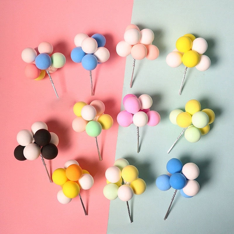 网红告白气球蛋糕装饰马卡龙彩色软陶粘黏土立体小气球烘焙插件,节庆用品/礼品,节日装扮用品,淘宝优惠券,粉丝福利购,淘宝优惠卷