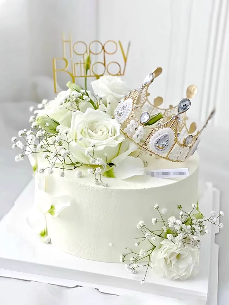 皇冠女王冠森系花朵女神