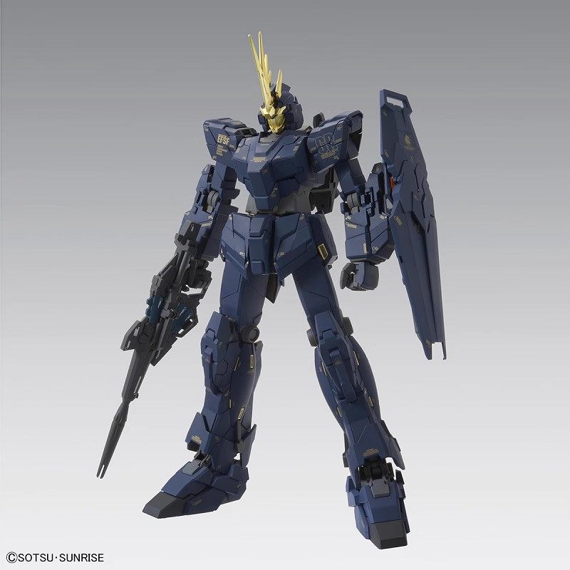 万代 MG 1:100 独角兽高达 2号机 报丧女妖 Ka卡版 拼装模型 现货