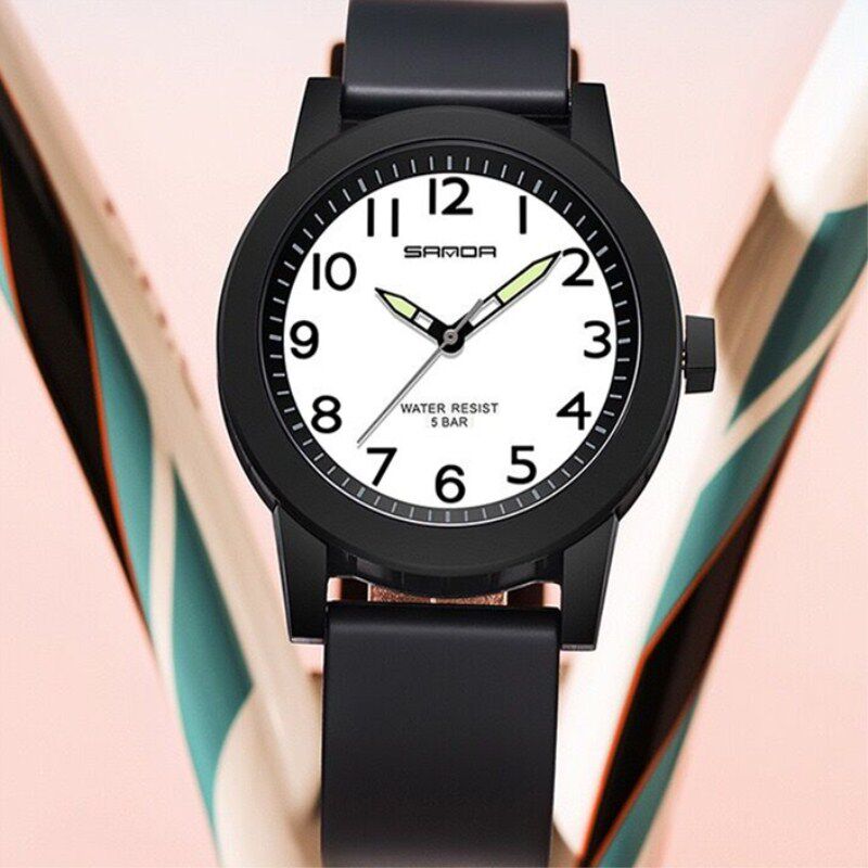 初高中小学生青少年防水运动儿童考试静音情侣闺蜜男女款夜光手表