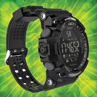 时刻美新款 蓝牙智能电子表男户外运动防水夜光登山学生青少年手表