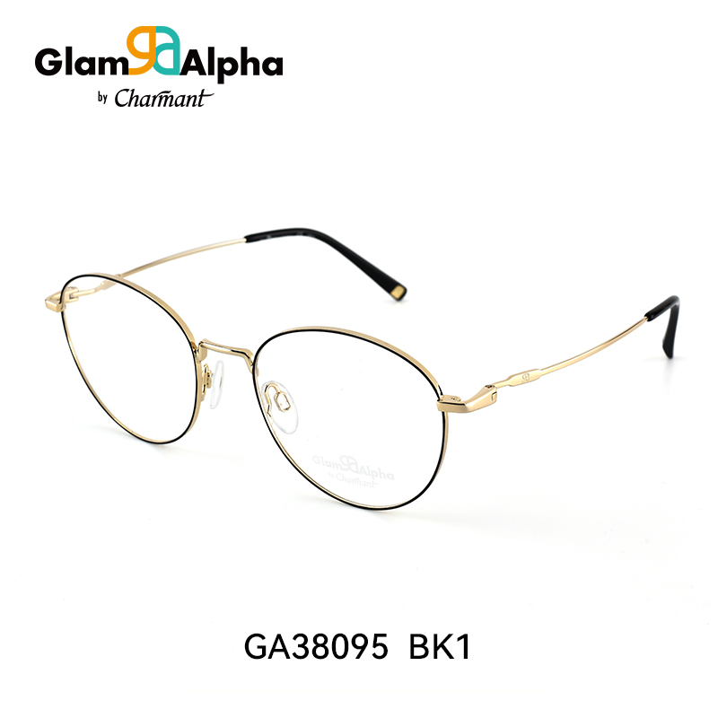 夏蒙时尚纯钛眼镜框架免费配镜片