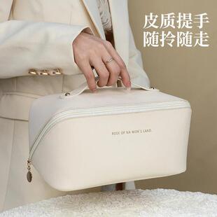 风琴枕头化妆包旅行收纳包洗漱包高颜值简约大容量ins收纳袋