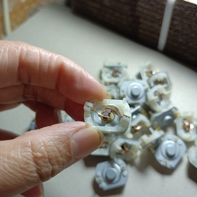 碳刷后盖马达配件180/131/130加厚耐磨电机维修配件直径19.6㎜