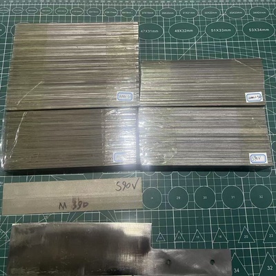 刀胚氮钢VANAX超级防锈板料M390刀胚S90V粉末钢菜刀手工刀水果刀