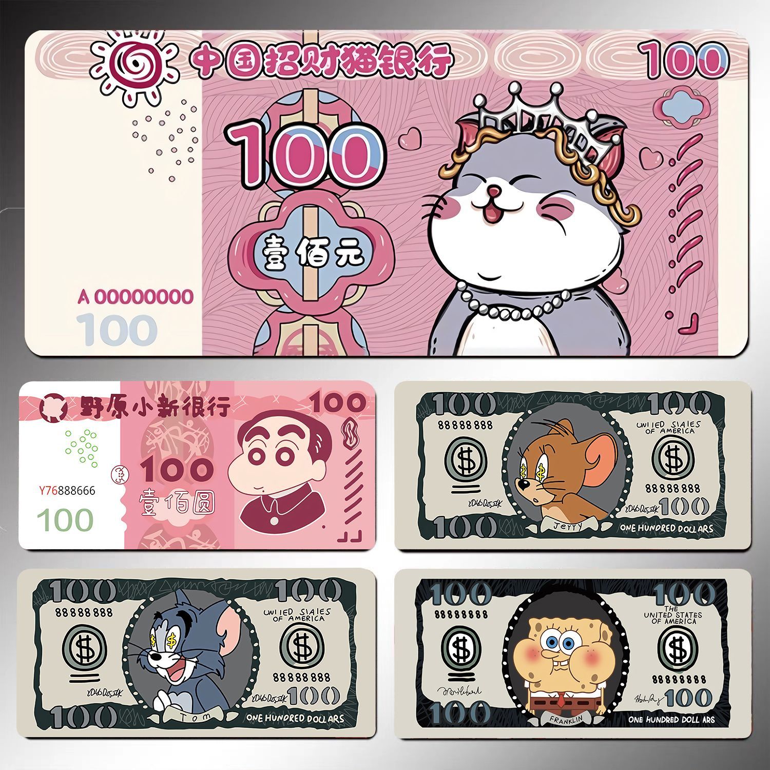 鼠标垫超大ins风可爱卡通桌垫锁边电脑键盘垫办公游戏书桌垫定制