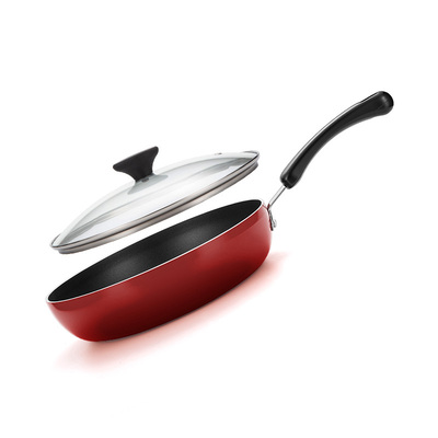 MEYER美亚煎炒两用不沾锅煎锅平底锅可选燃气电磁炉通用带盖子