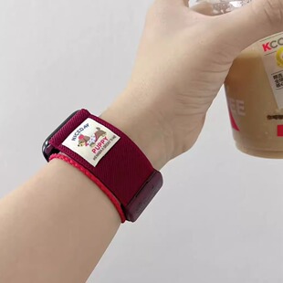 适用佳明Garmin Active6/5表带硅胶舒适户外跑步健身创意小狗磁吸