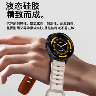 适用佳明Garmin Active6/5表带硅胶舒适透气反扣Forerunner255M