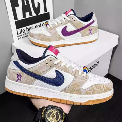 空军一号aj1男鞋dunk低帮板鞋正版学生黑白熊猫low女鞋正品提货券