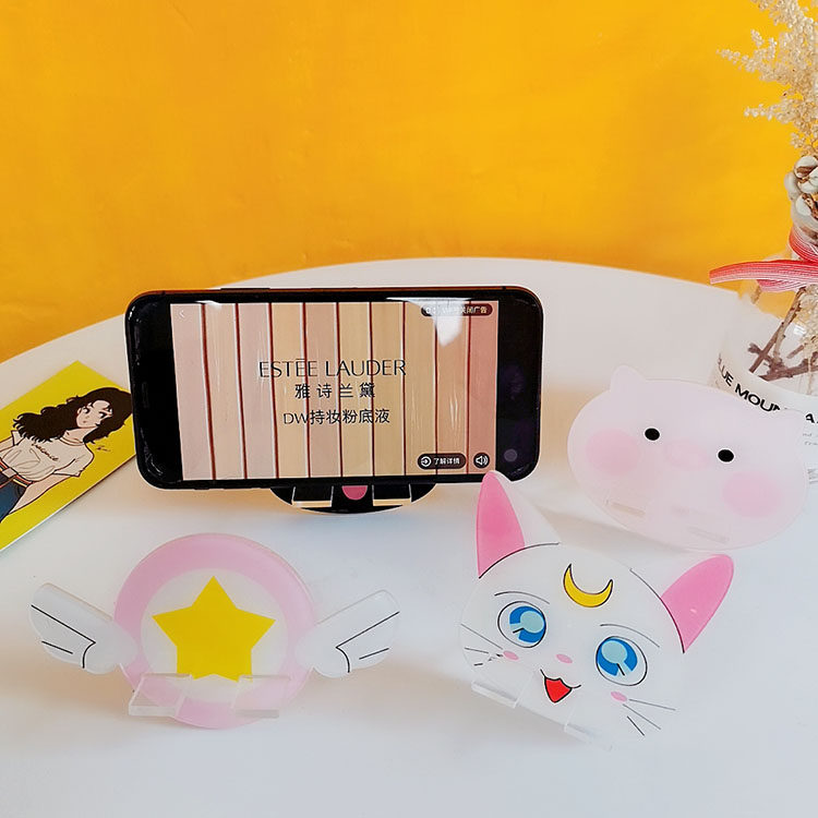 亚克力手机ipad桌面支架座架拼插便携懒人支架少女心学生卡通支架|ruв категории Цифровые аксессуары, аксессуары для мобильных телефонов, телефон скобка/мобильный телефон сиденья - от Buy2taobao.com для оказания профессиональной услуги покупки агента Taobao