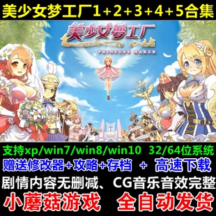 美少女梦工厂5+4+3+2+1完璧版 PM5中文版合集电脑游戏 PC模拟养成