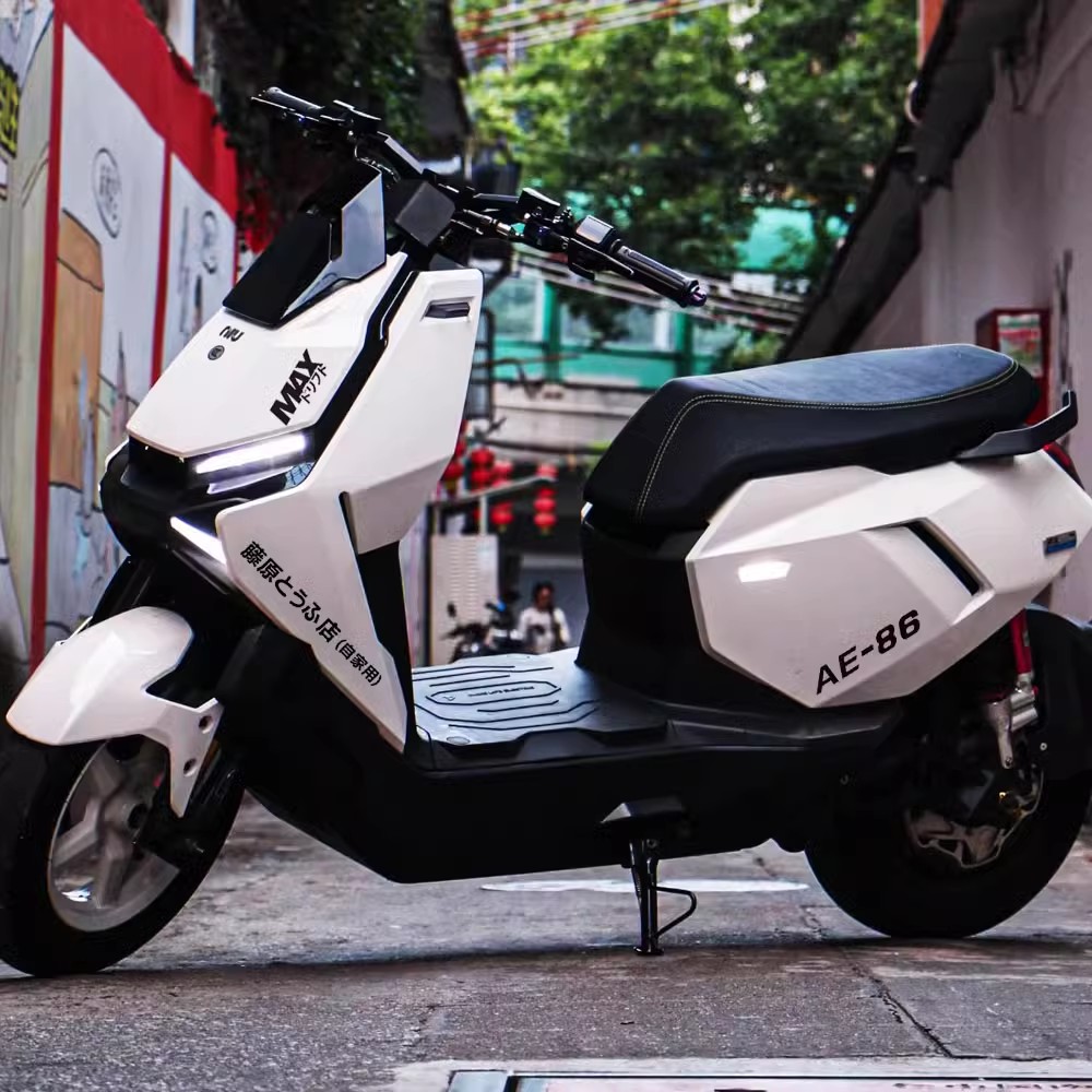 新款小牛FXT/FX电动车拉花藤原贴纸头文字D AE86装饰车贴