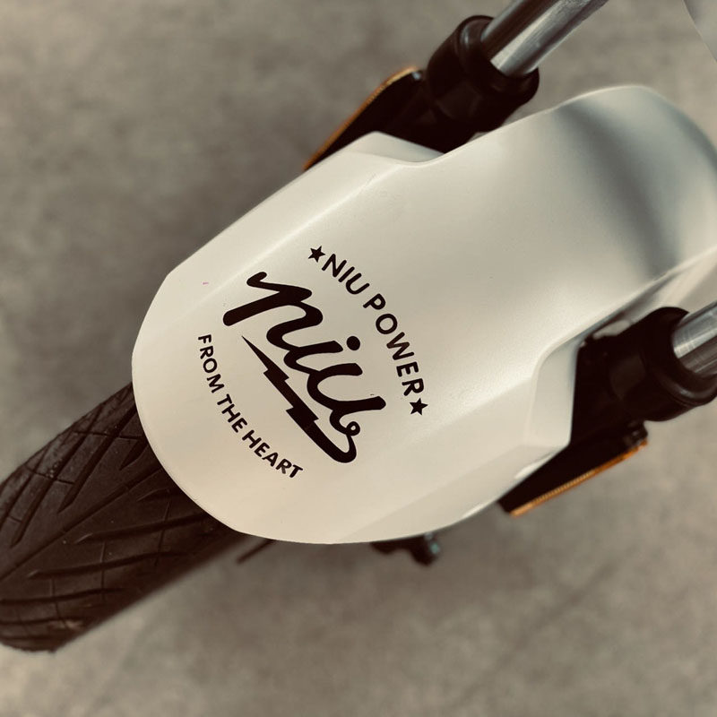 小牛u2贴纸uqi 电动车niu挡泥板车贴个性装饰防水车贴纸