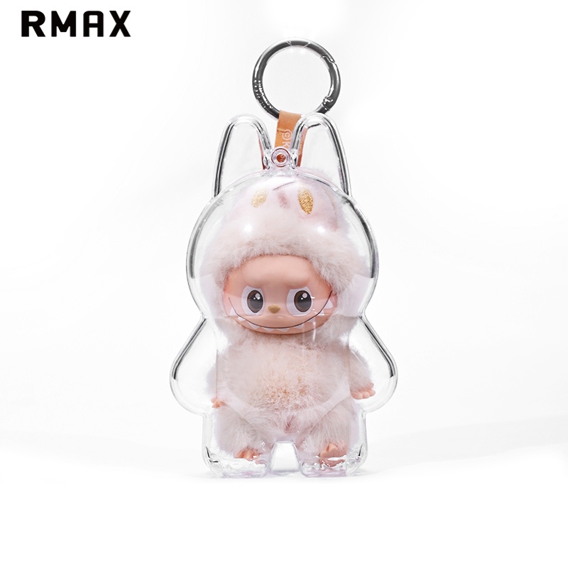 RMAX适用labubu保护罩壳套心底密码4.0mini拉布布透明防尘罩娃包