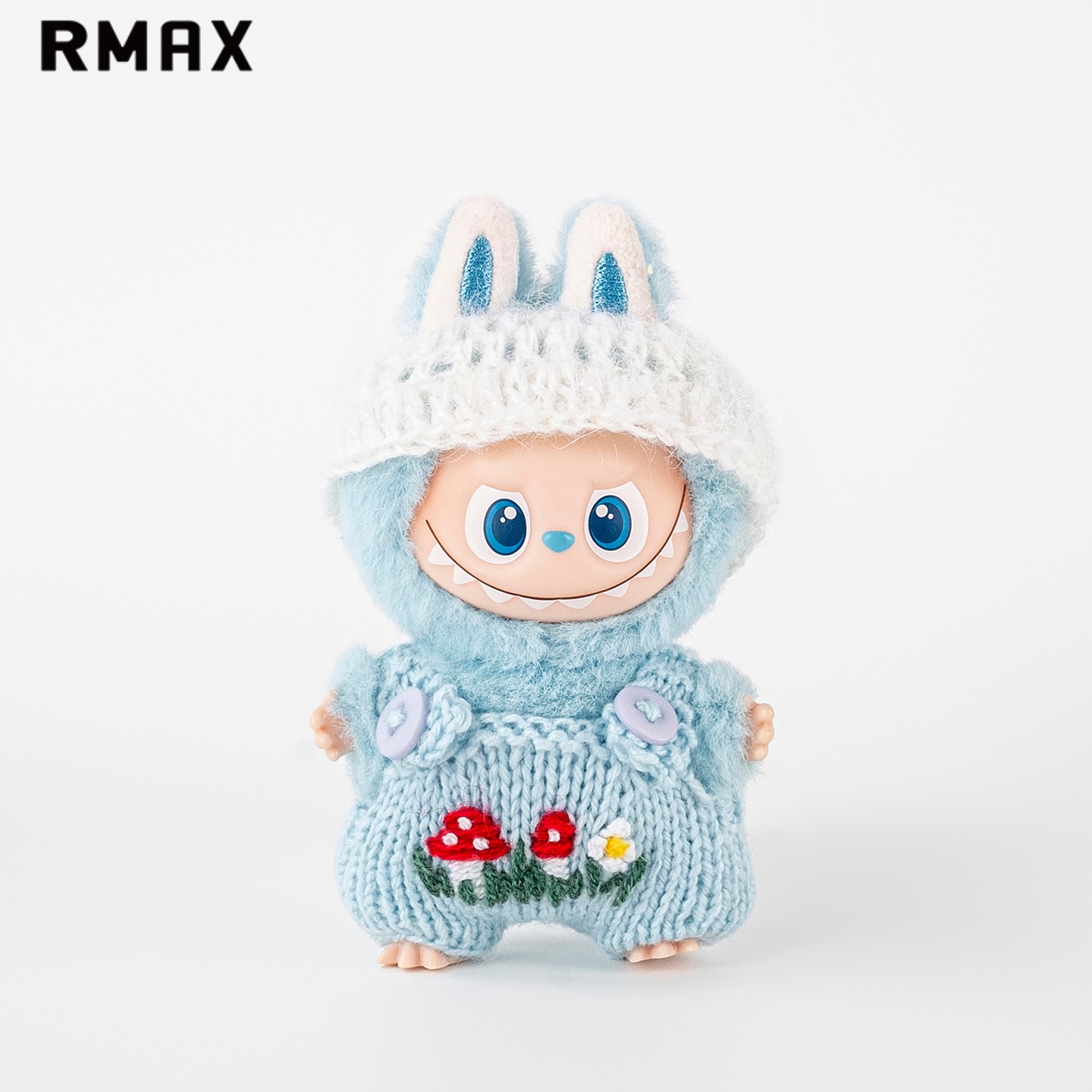 RMAX心底密码labubu娃衣手工钩织背带裤适用于4.0mini拉布布套装