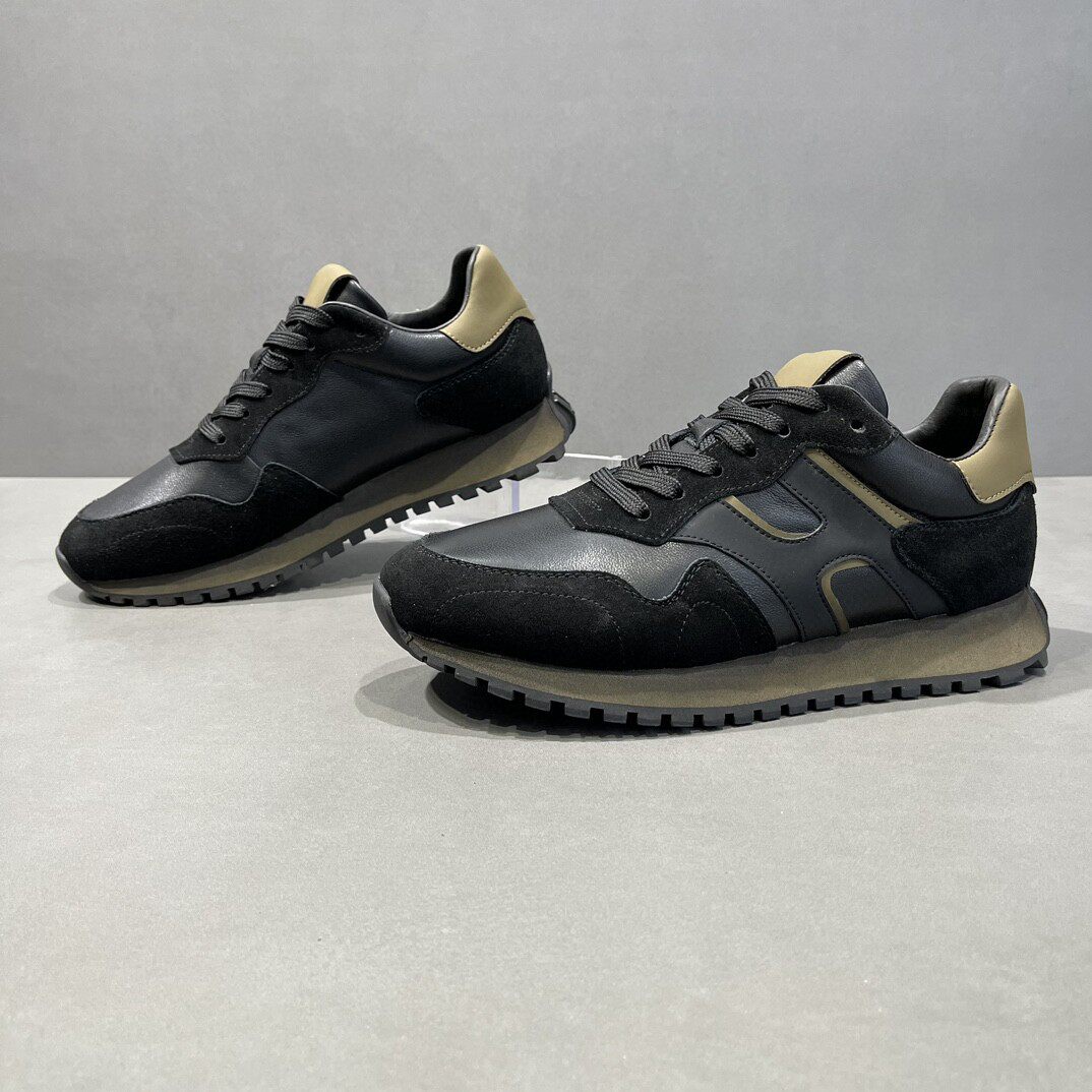 男鞋夏季新款厚底阿甘鞋百搭板鞋男款真皮软底运动鞋男士休闲皮鞋