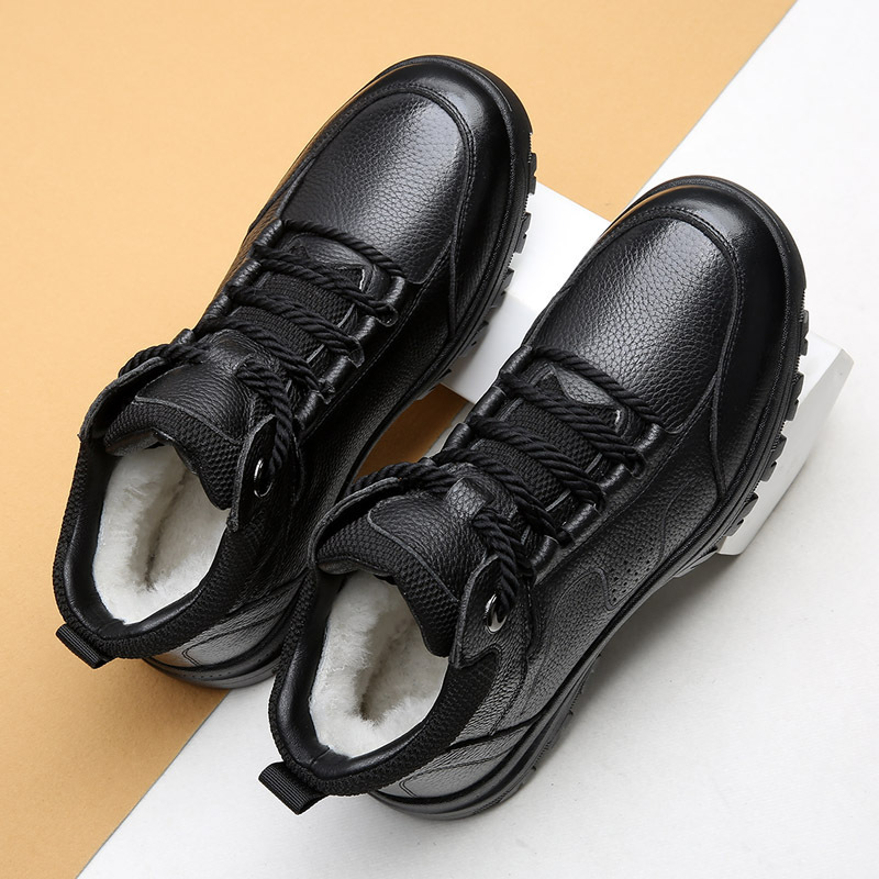 羊毛棉鞋男2025冬季加绒加厚男鞋