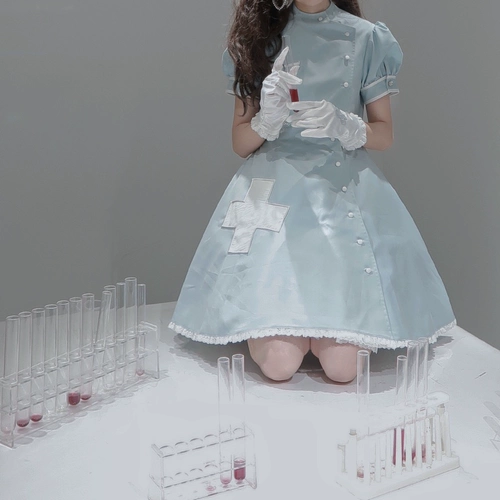 Ад Ангел Англ Оп Водную мягкую девушку с кросс -ремнем короткое платье